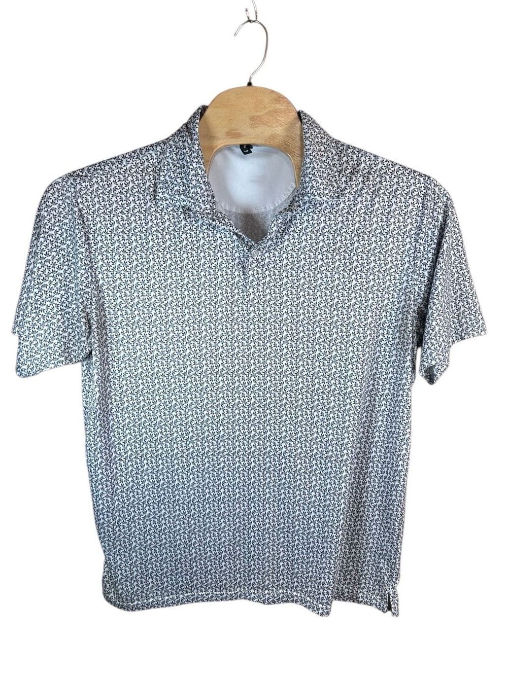 AndersonOrd XL Golf Performance Polo Flowers